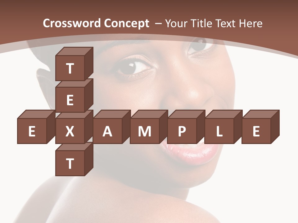 Healthy Face Happy PowerPoint Template