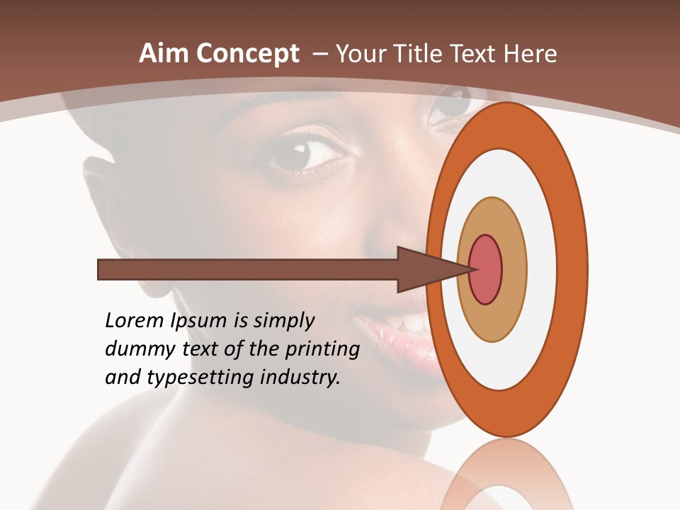 Healthy Face Happy PowerPoint Template