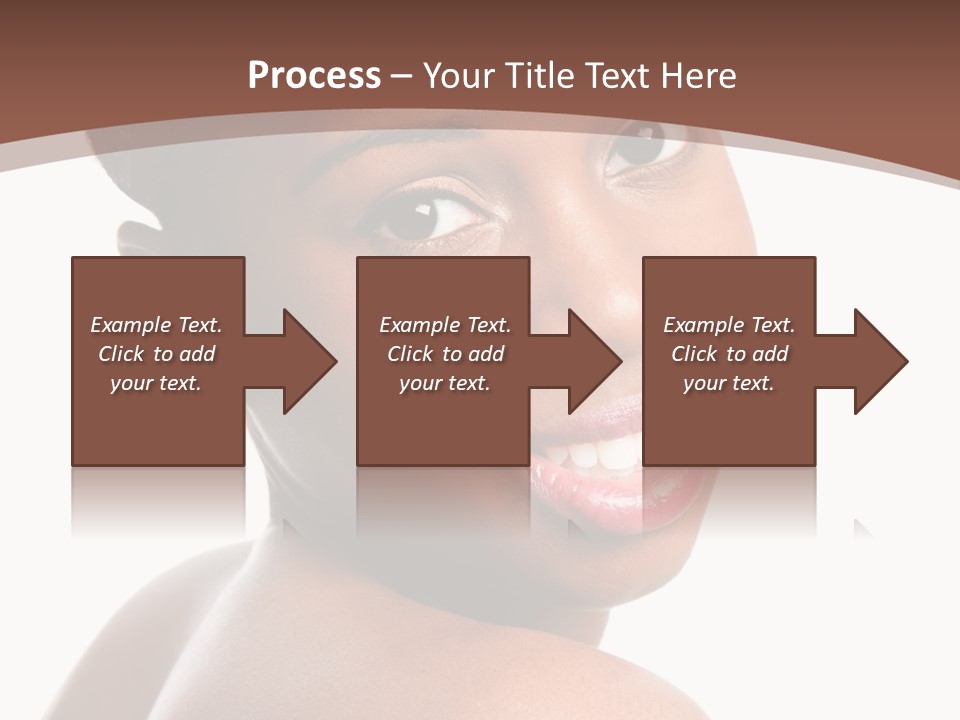 Healthy Face Happy PowerPoint Template