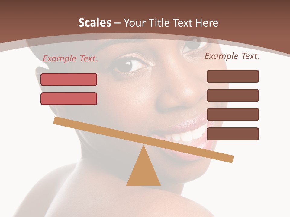 Healthy Face Happy PowerPoint Template