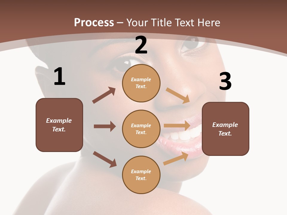 Healthy Face Happy PowerPoint Template