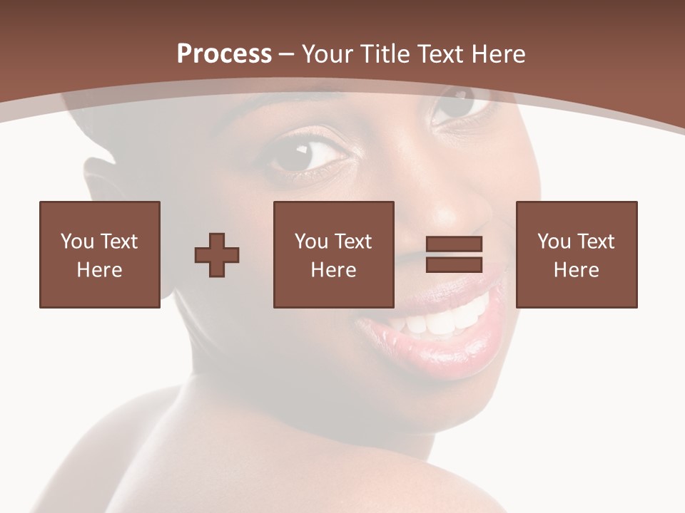 Healthy Face Happy PowerPoint Template