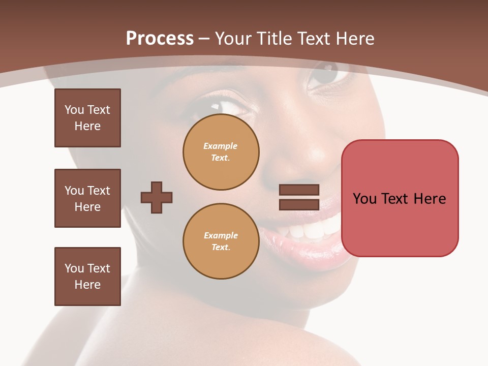 Healthy Face Happy PowerPoint Template