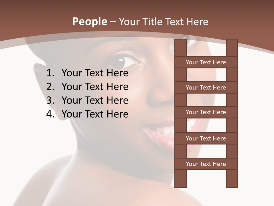 Healthy Face Happy PowerPoint Template