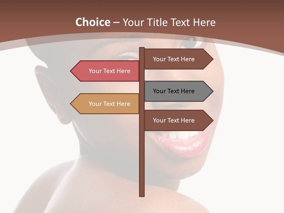 Healthy Face Happy PowerPoint Template