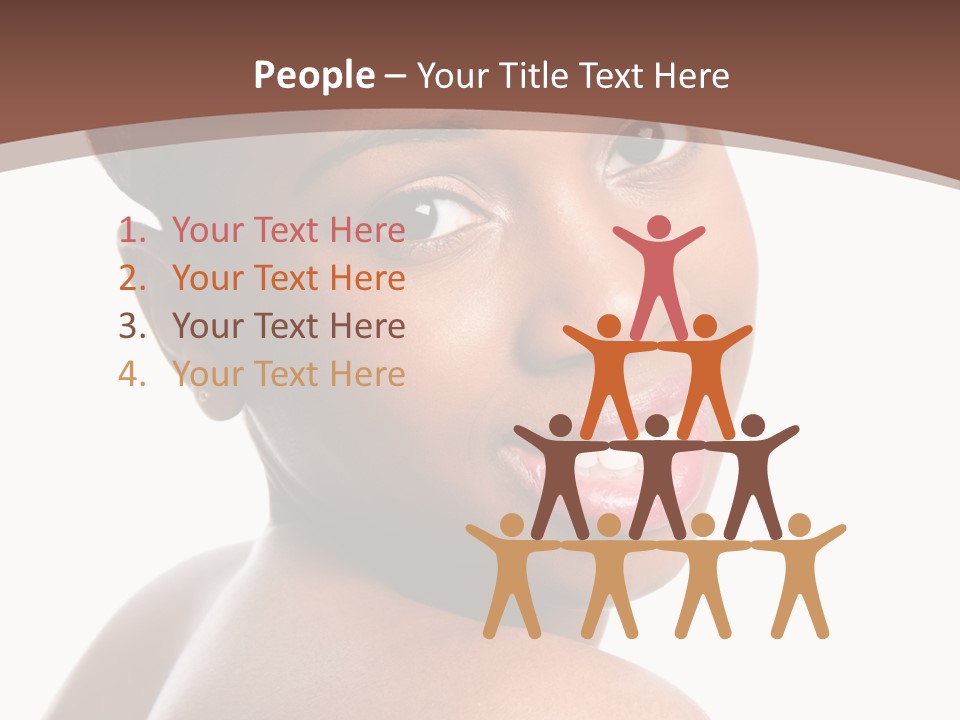 Healthy Face Happy PowerPoint Template