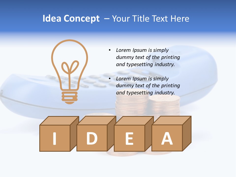 Phone Wealth Life PowerPoint Template