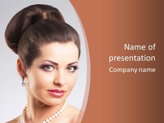 Married Hairstyle Traditional PowerPoint Template