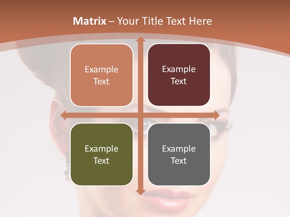 Married Hairstyle Traditional PowerPoint Template