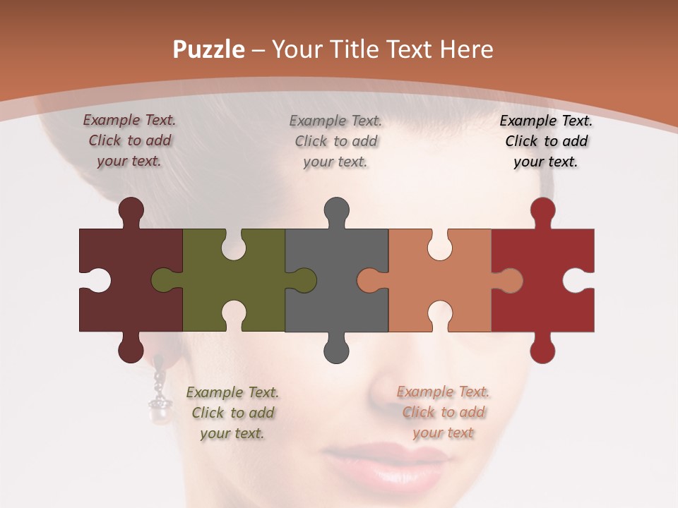 Married Hairstyle Traditional PowerPoint Template