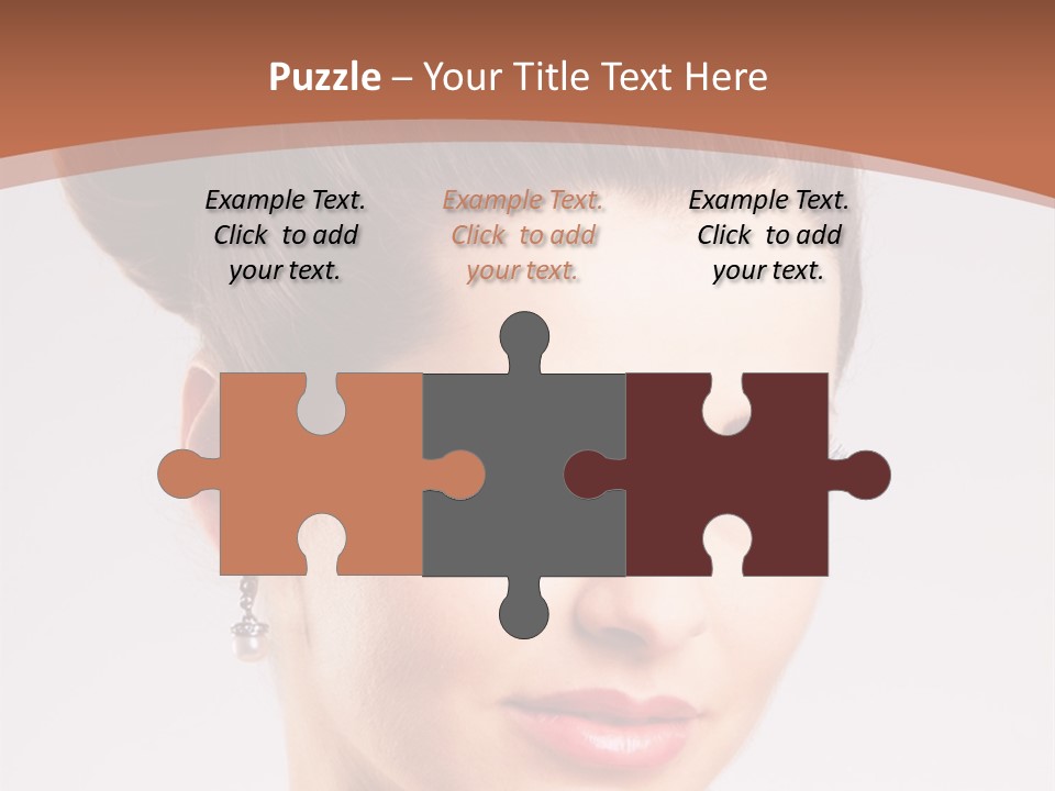 Married Hairstyle Traditional PowerPoint Template