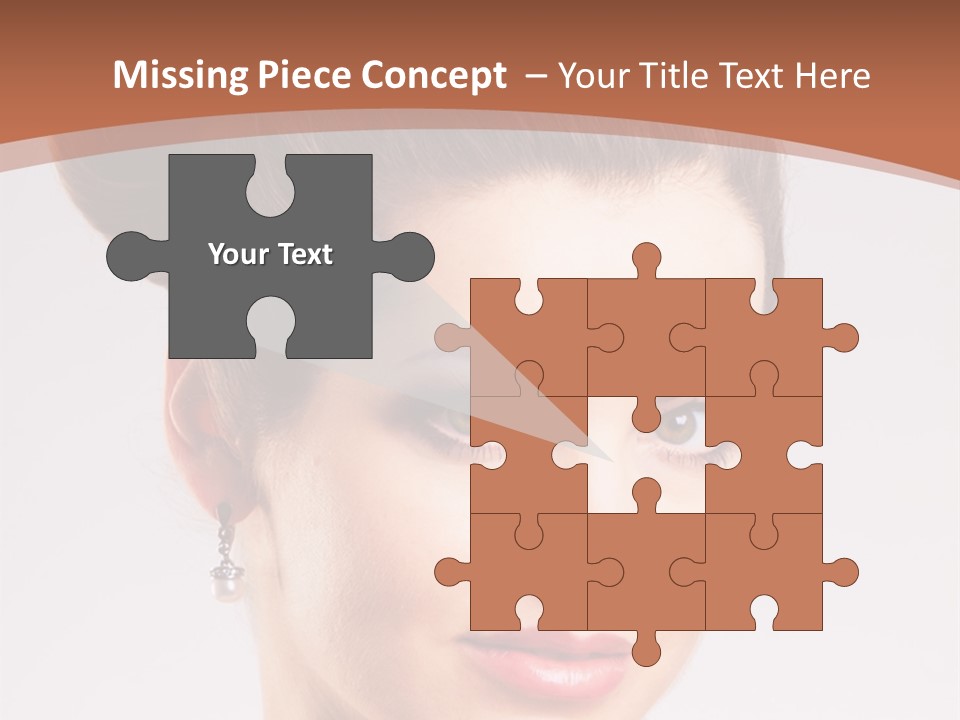 Married Hairstyle Traditional PowerPoint Template