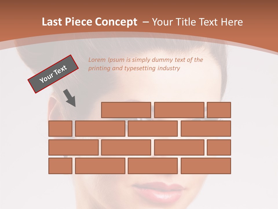 Married Hairstyle Traditional PowerPoint Template