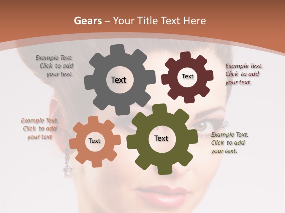 Married Hairstyle Traditional PowerPoint Template