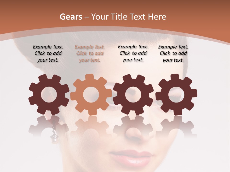 Married Hairstyle Traditional PowerPoint Template