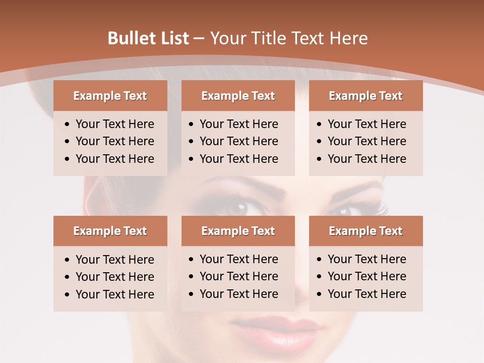 Married Hairstyle Traditional PowerPoint Template