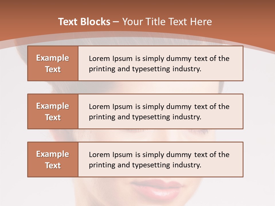 Married Hairstyle Traditional PowerPoint Template