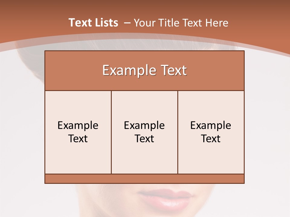 Married Hairstyle Traditional PowerPoint Template