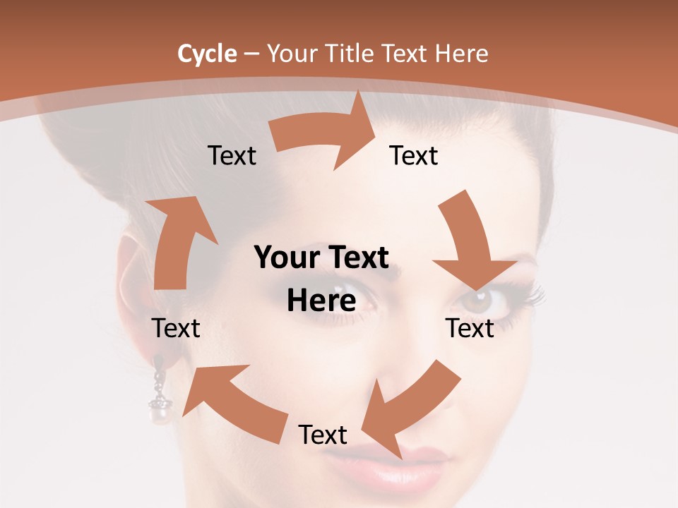 Married Hairstyle Traditional PowerPoint Template