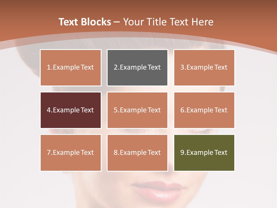 Married Hairstyle Traditional PowerPoint Template