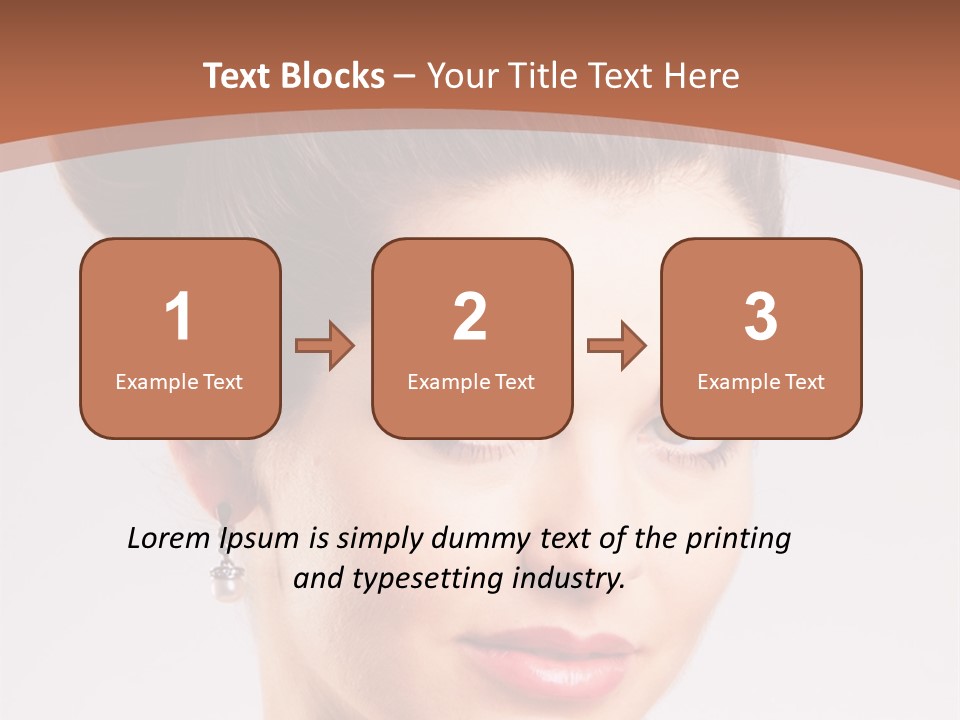 Married Hairstyle Traditional PowerPoint Template