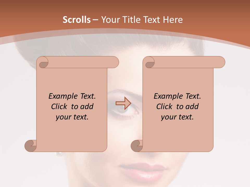 Married Hairstyle Traditional PowerPoint Template