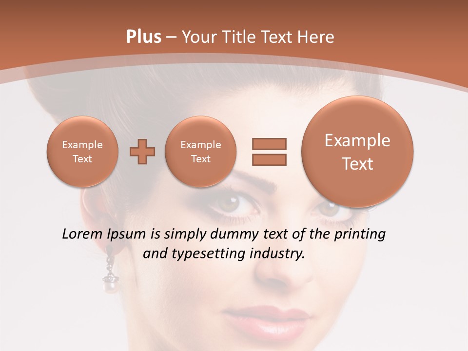 Married Hairstyle Traditional PowerPoint Template