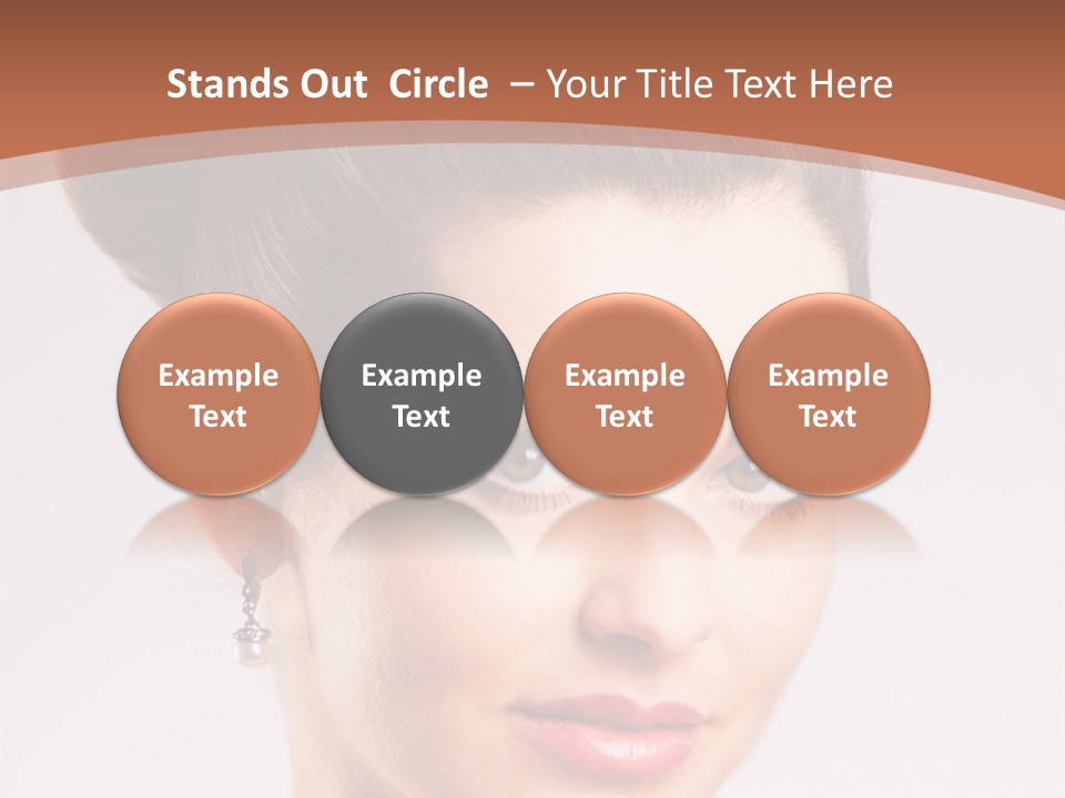 Married Hairstyle Traditional PowerPoint Template