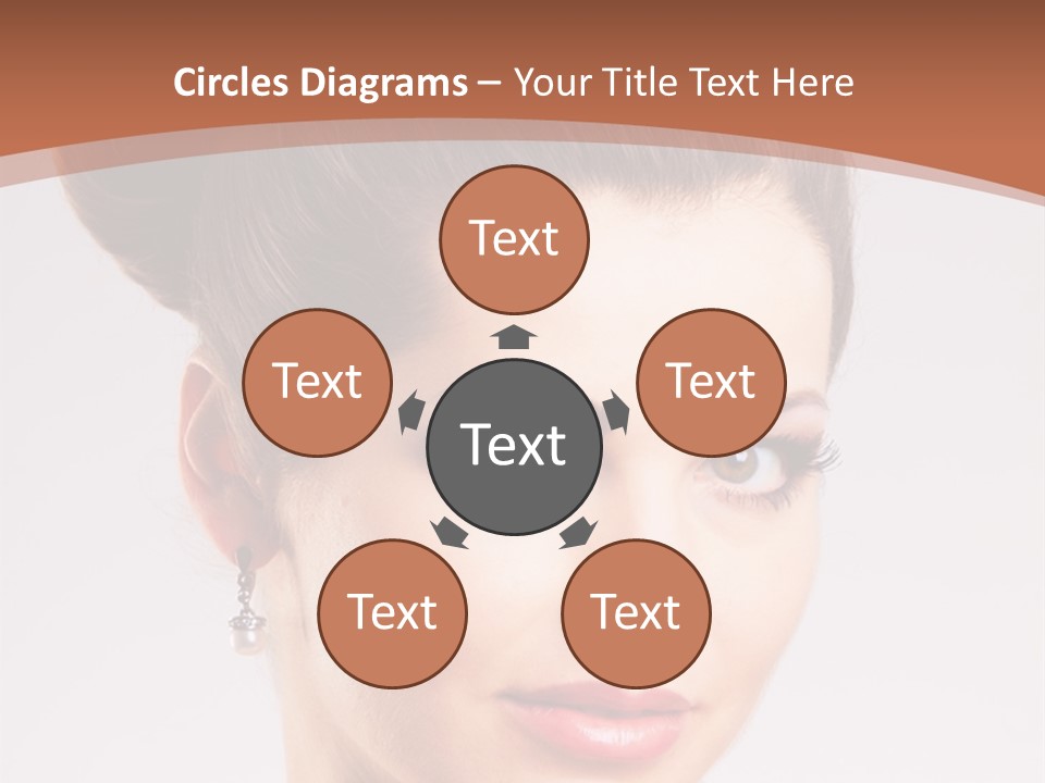 Married Hairstyle Traditional PowerPoint Template