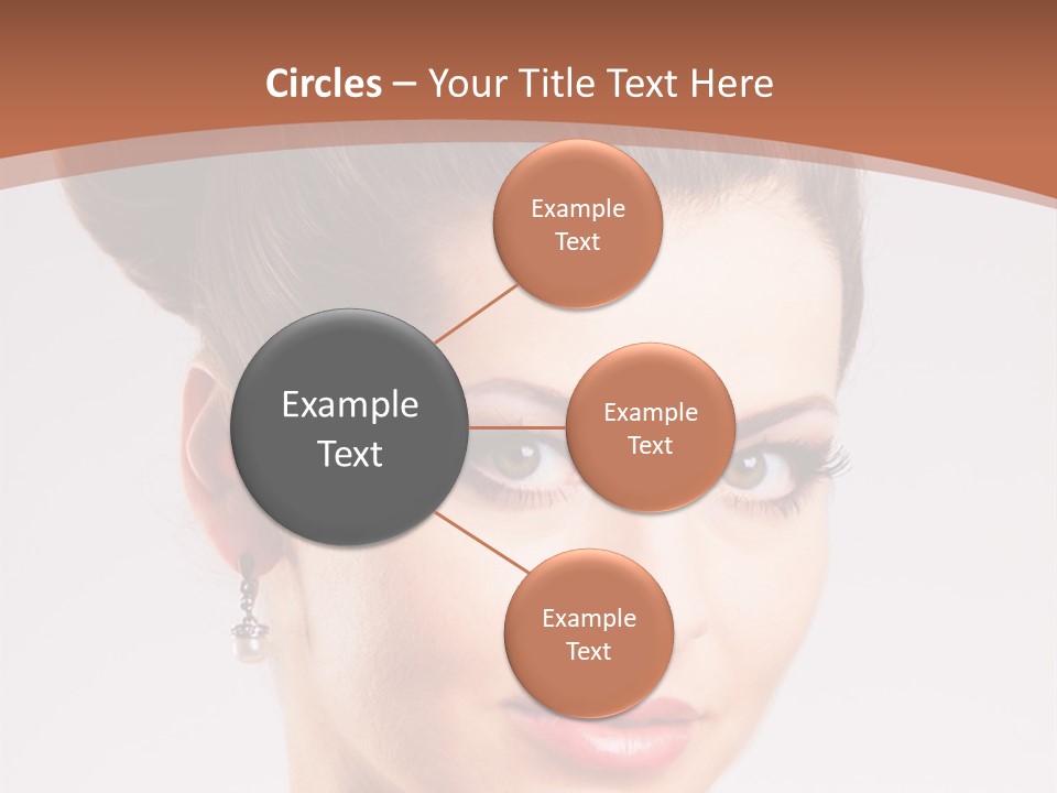 Married Hairstyle Traditional PowerPoint Template