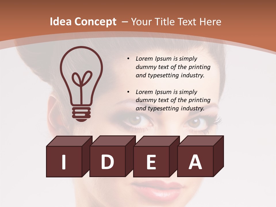 Married Hairstyle Traditional PowerPoint Template