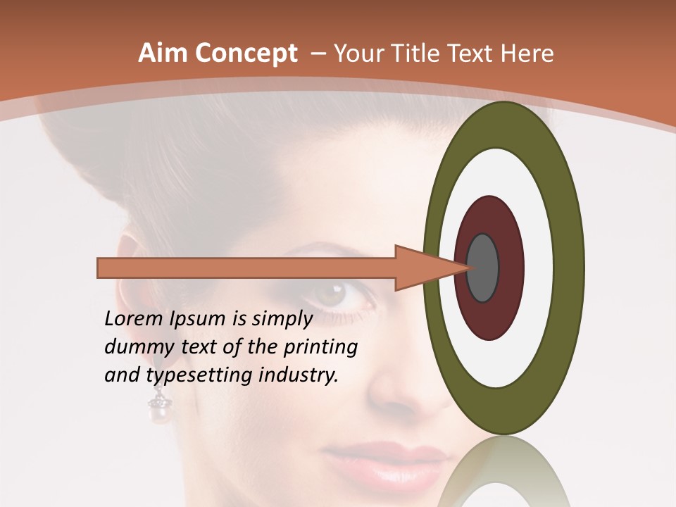 Married Hairstyle Traditional PowerPoint Template