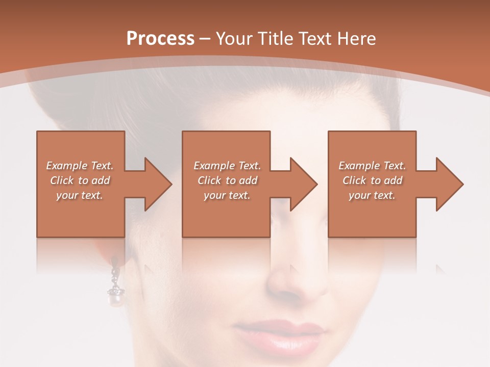 Married Hairstyle Traditional PowerPoint Template