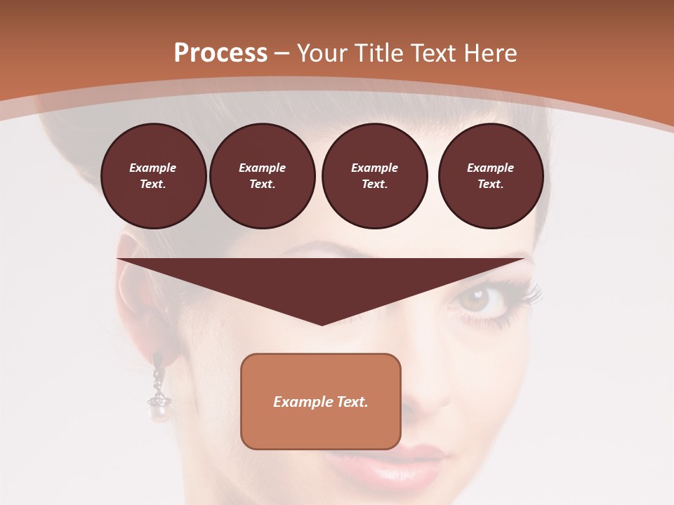 Married Hairstyle Traditional PowerPoint Template