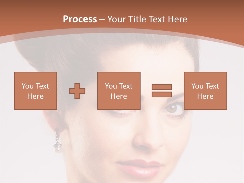 Married Hairstyle Traditional PowerPoint Template