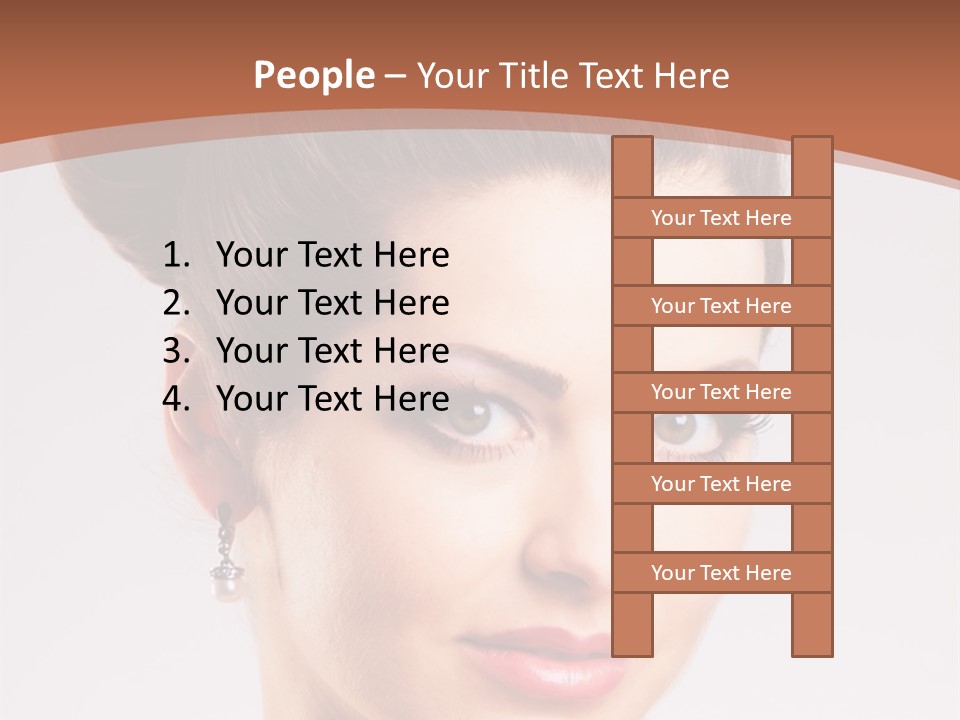 Married Hairstyle Traditional PowerPoint Template