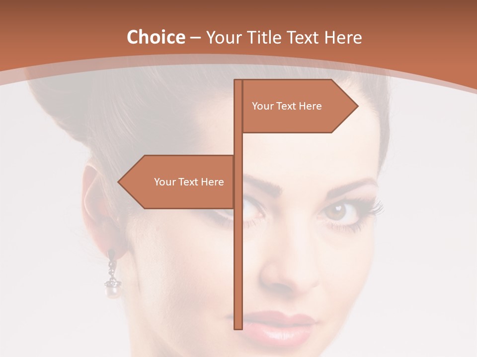 Married Hairstyle Traditional PowerPoint Template