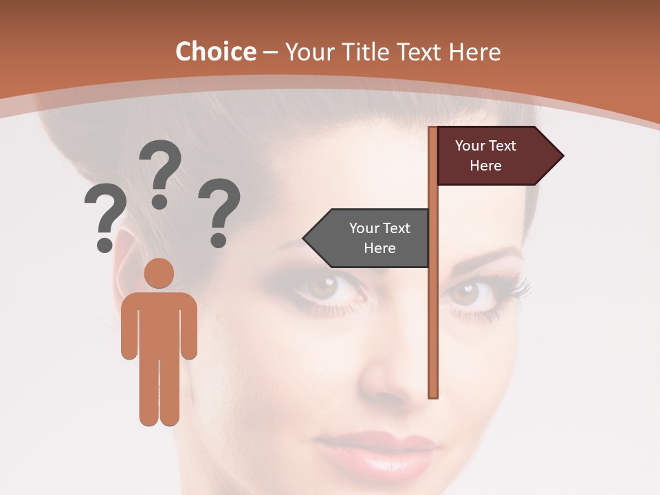 Married Hairstyle Traditional PowerPoint Template