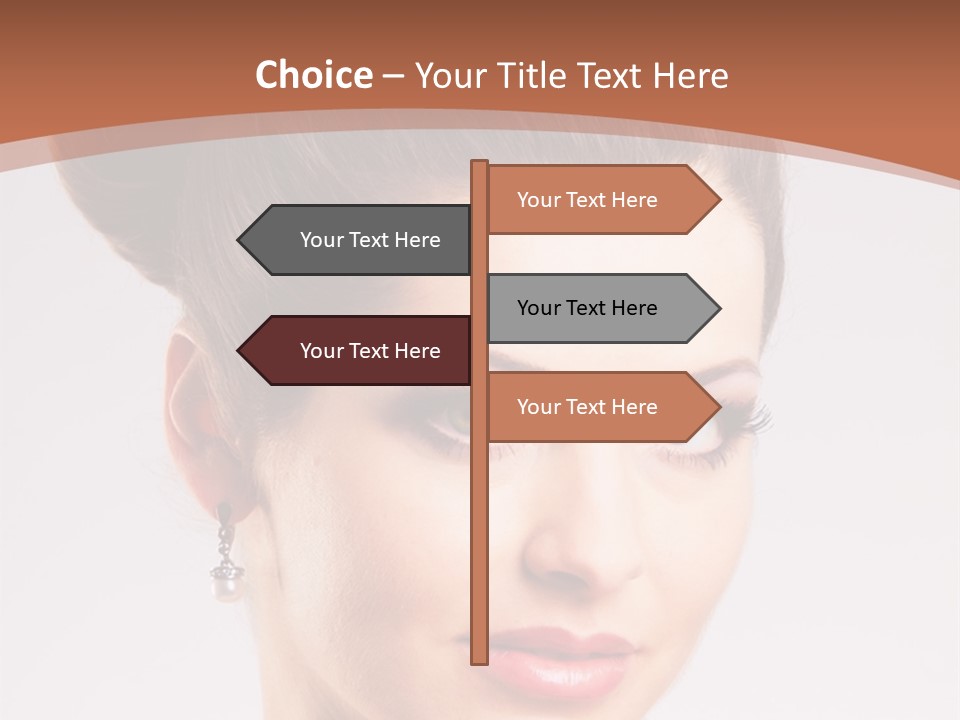 Married Hairstyle Traditional PowerPoint Template