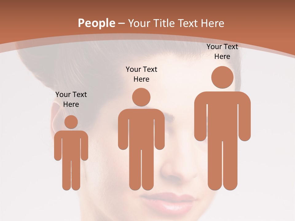 Married Hairstyle Traditional PowerPoint Template