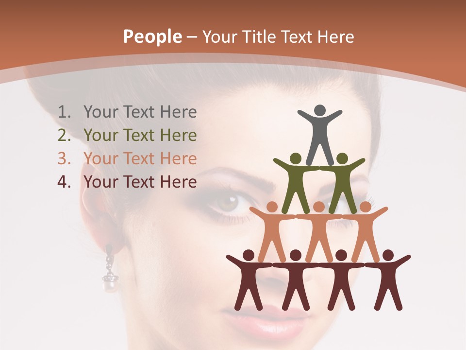 Married Hairstyle Traditional PowerPoint Template