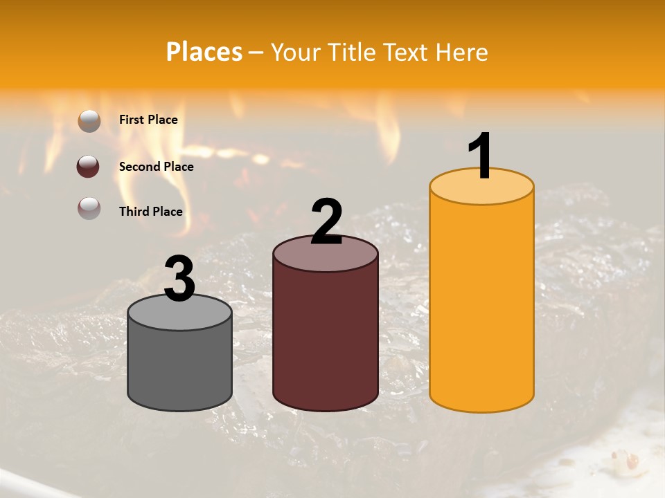 Eat Flame Roast PowerPoint Template