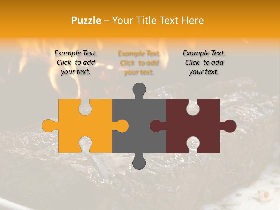 Eat Flame Roast PowerPoint Template