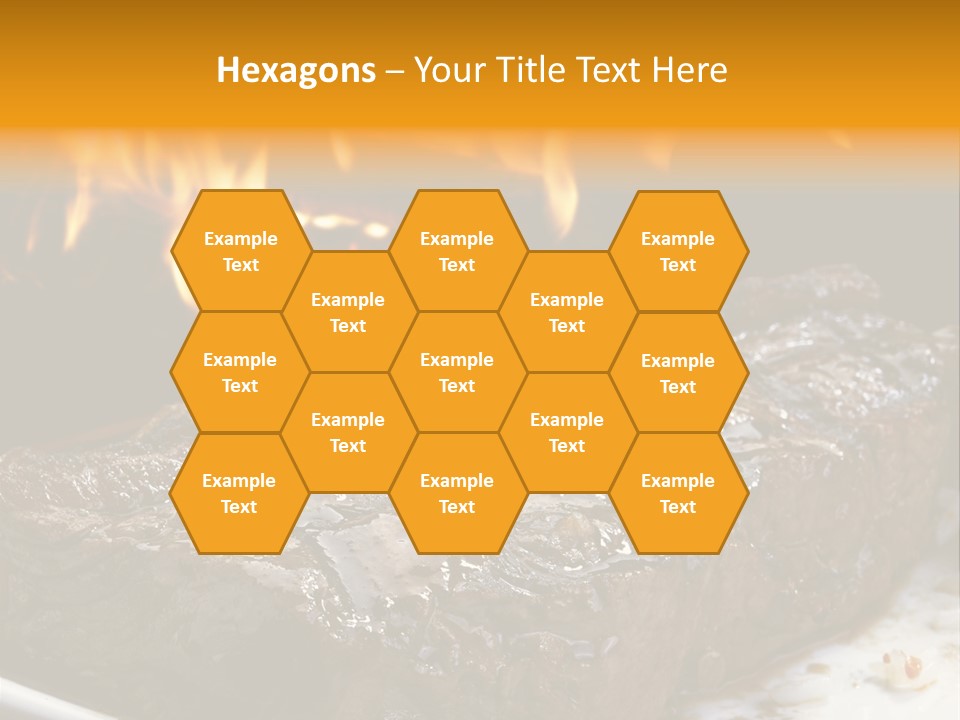 Eat Flame Roast PowerPoint Template