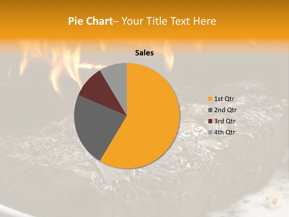 Eat Flame Roast PowerPoint Template