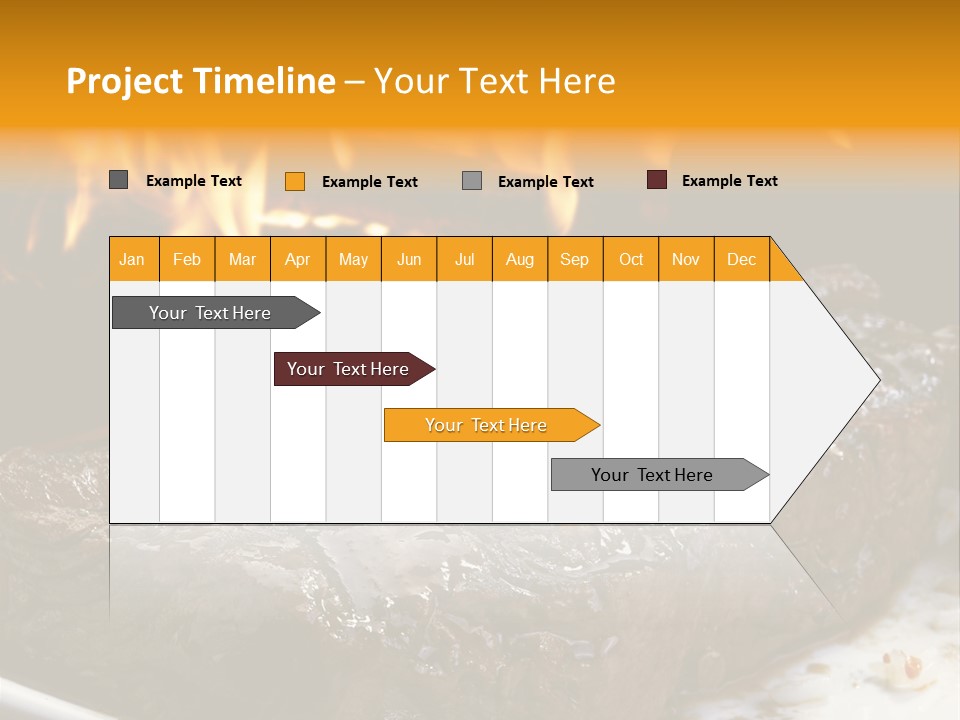 Eat Flame Roast PowerPoint Template