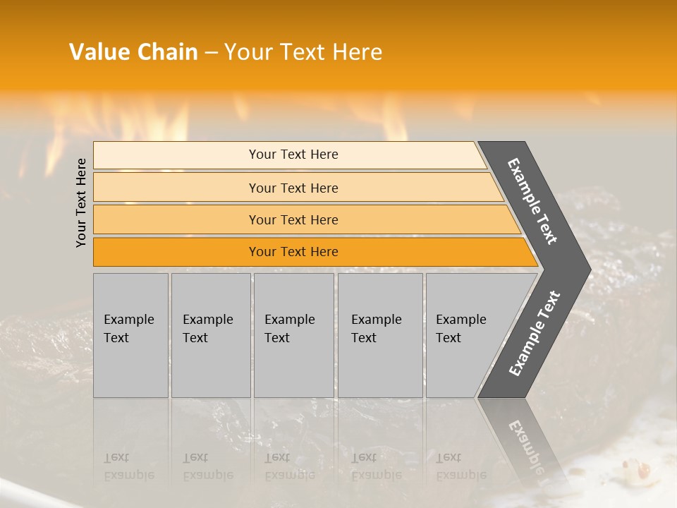 Eat Flame Roast PowerPoint Template