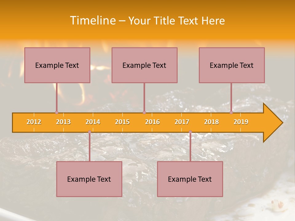 Eat Flame Roast PowerPoint Template
