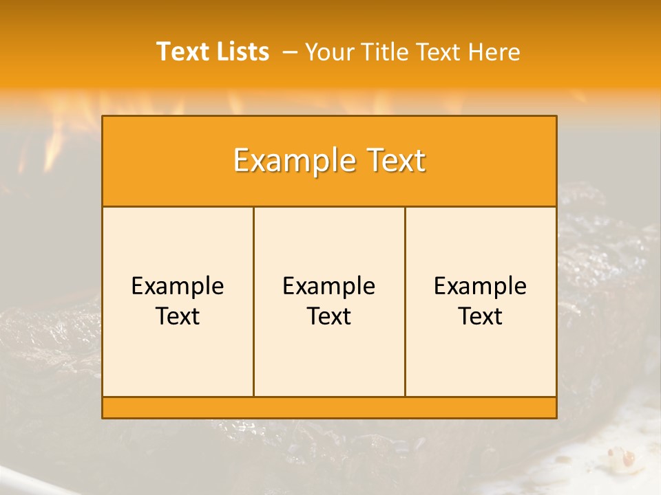 Eat Flame Roast PowerPoint Template