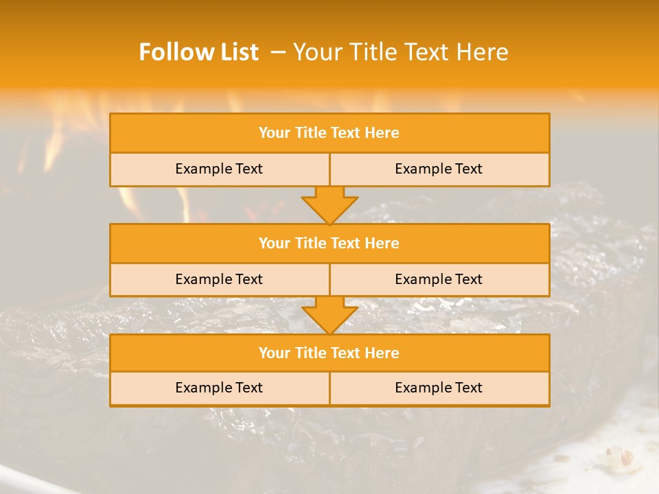 Eat Flame Roast PowerPoint Template